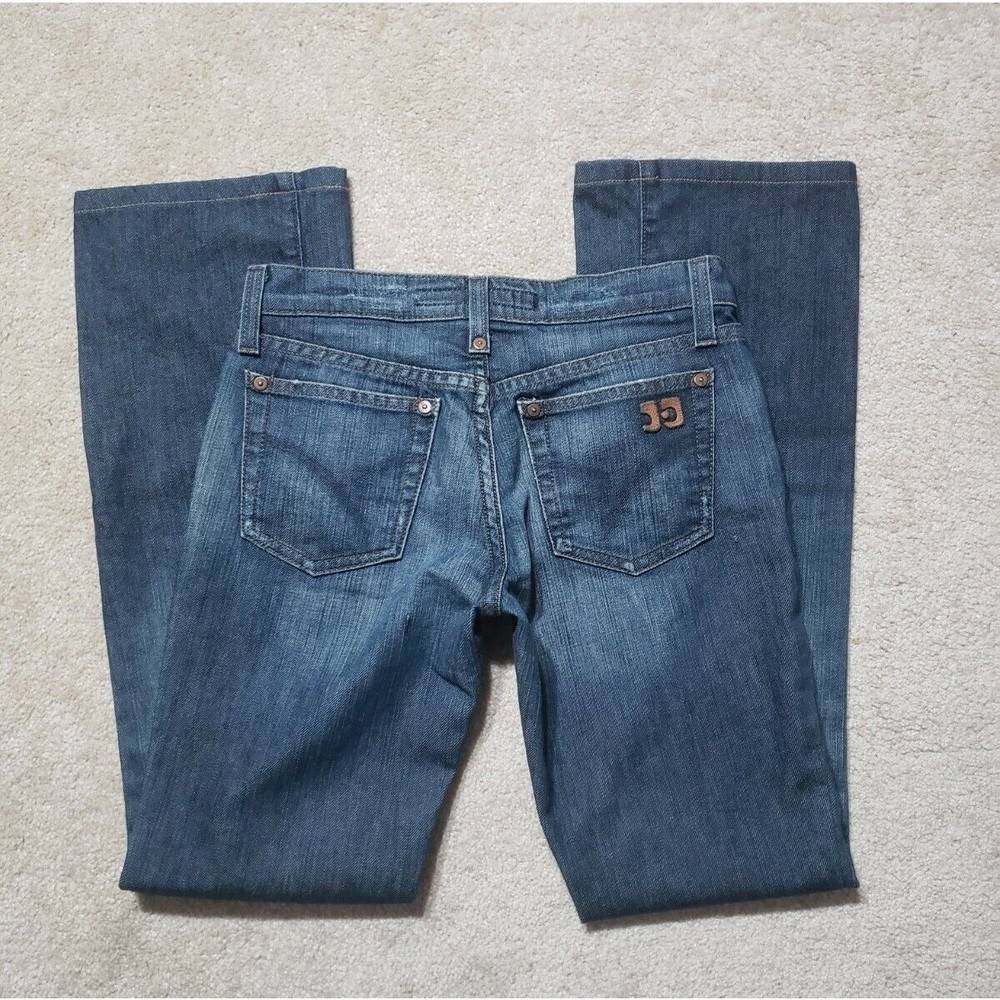Joe's Jeans Size 24 Jag Boot Cut Low Rise Denim Blue Pants Women
